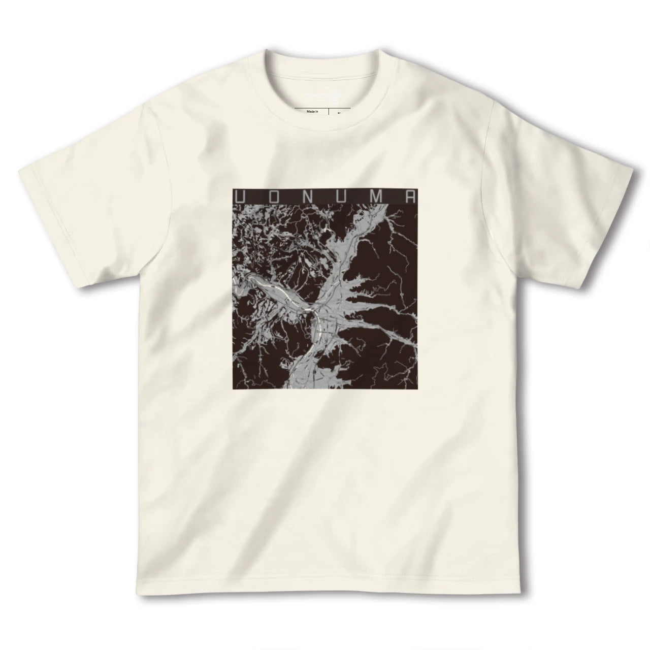 【魚沼(新潟県)】地図柄ヘビーウェイトTシャツ