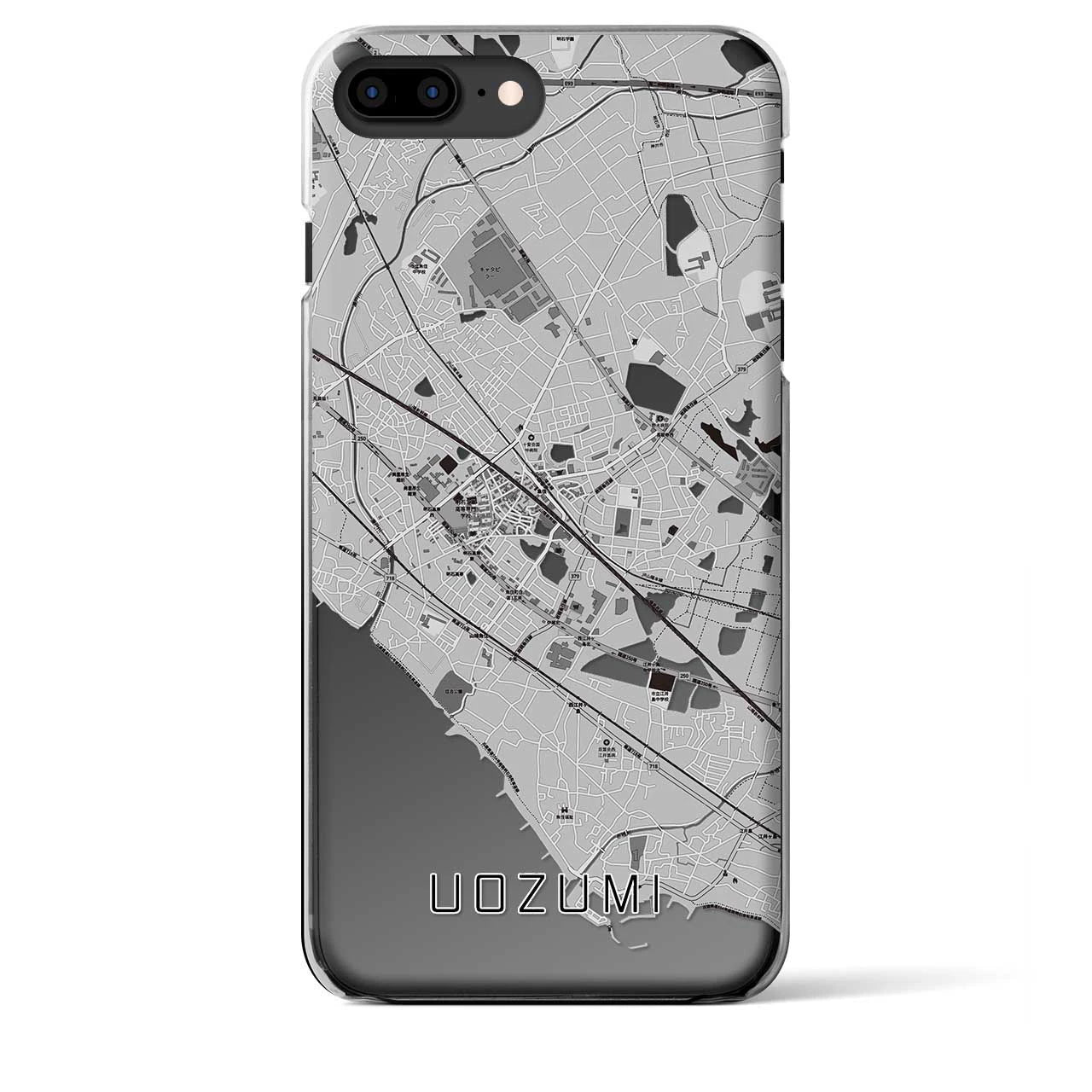 【魚住(兵庫県)】地図柄iPhoneケース(クリアタイプ)