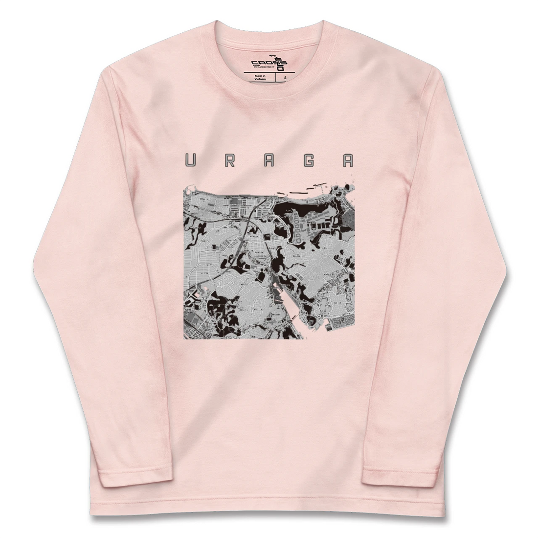 【浦賀(神奈川県)】地図柄ロングスリーブTシャツ