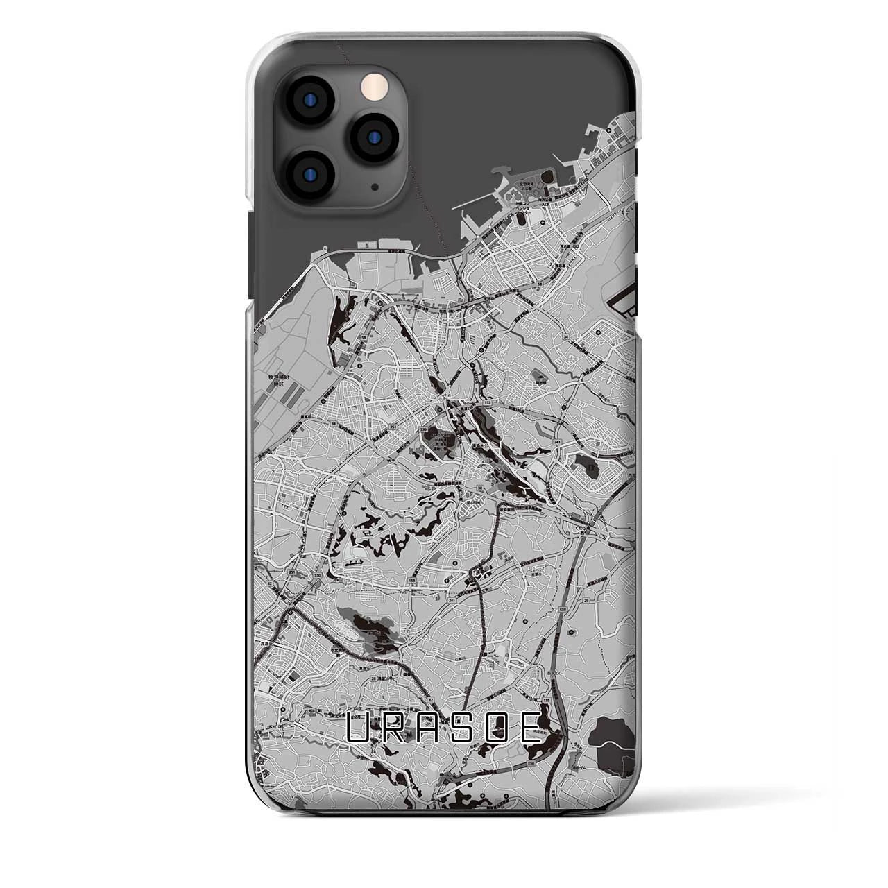 【浦添(沖縄県)】地図柄iPhoneケース(クリアタイプ)