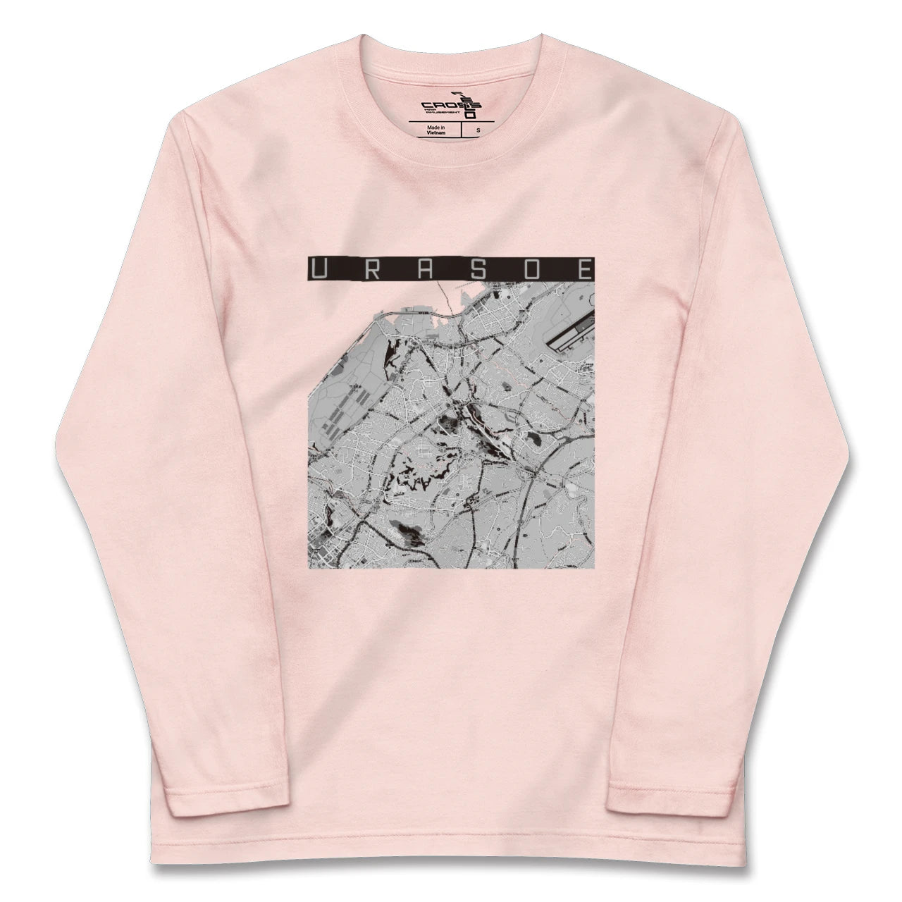 【浦添(沖縄県)】地図柄ロングスリーブTシャツ