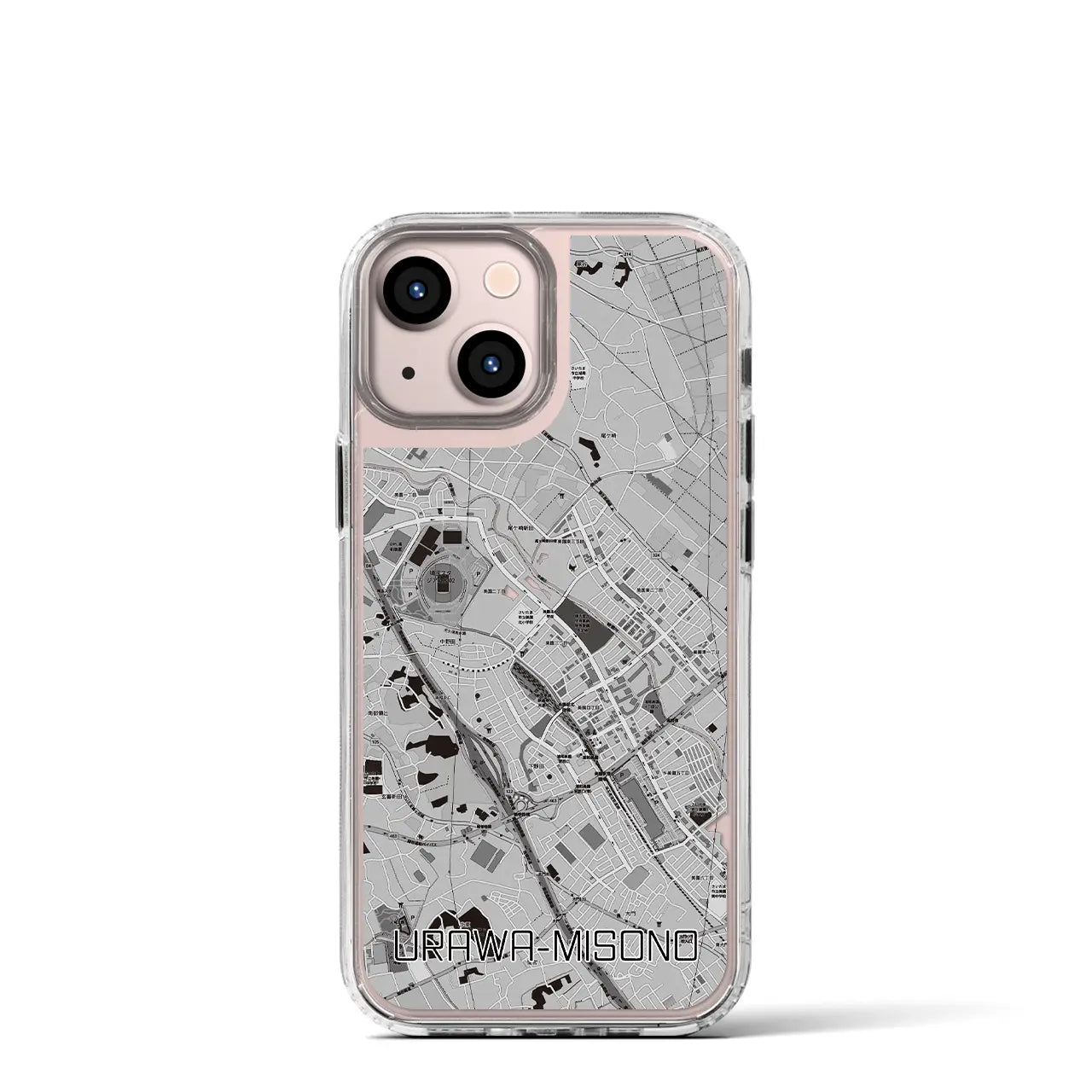 【浦和美園2(埼玉県)】地図柄iPhoneケース(MagSafeタイプ)