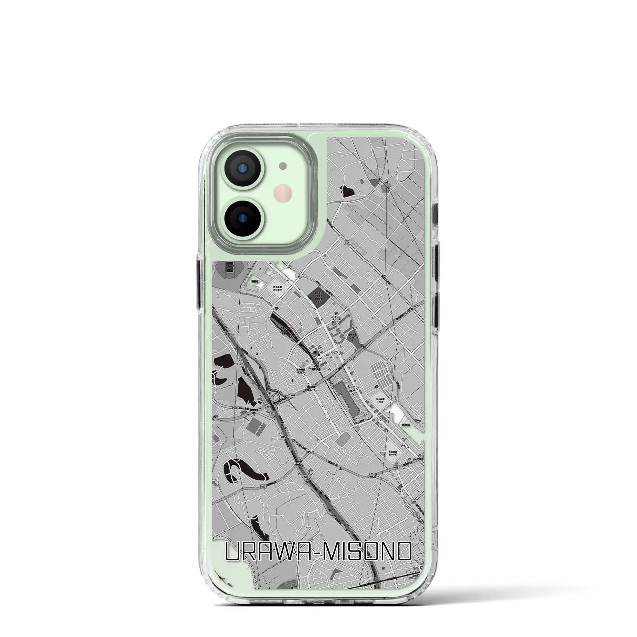 【浦和美園(埼玉県)】地図柄iPhoneケース(MagSafeタイプ)