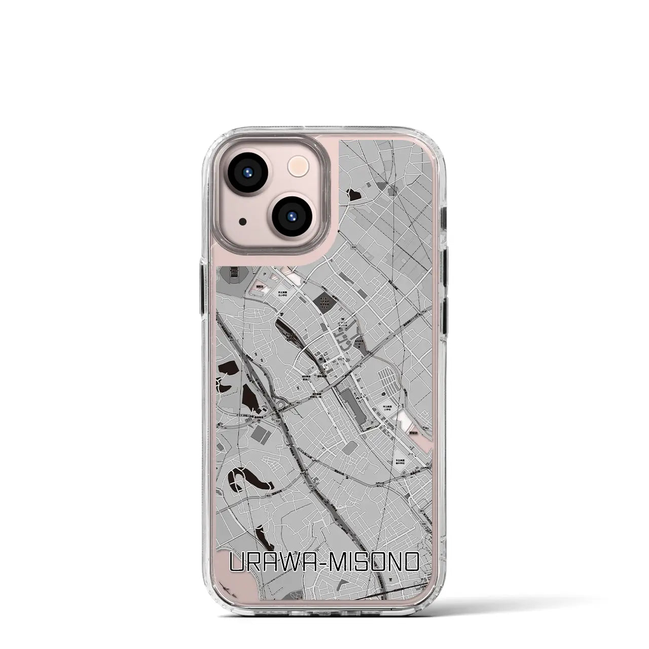 【浦和美園(埼玉県)】地図柄iPhoneケース(MagSafeタイプ)