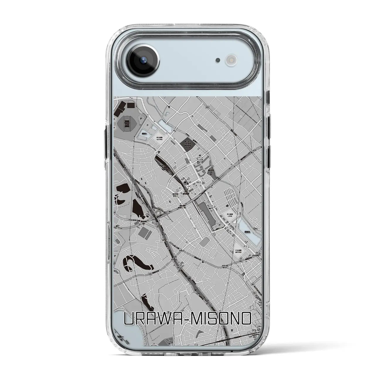 【浦和美園(埼玉県)】地図柄iPhoneケース(MagSafeタイプ)