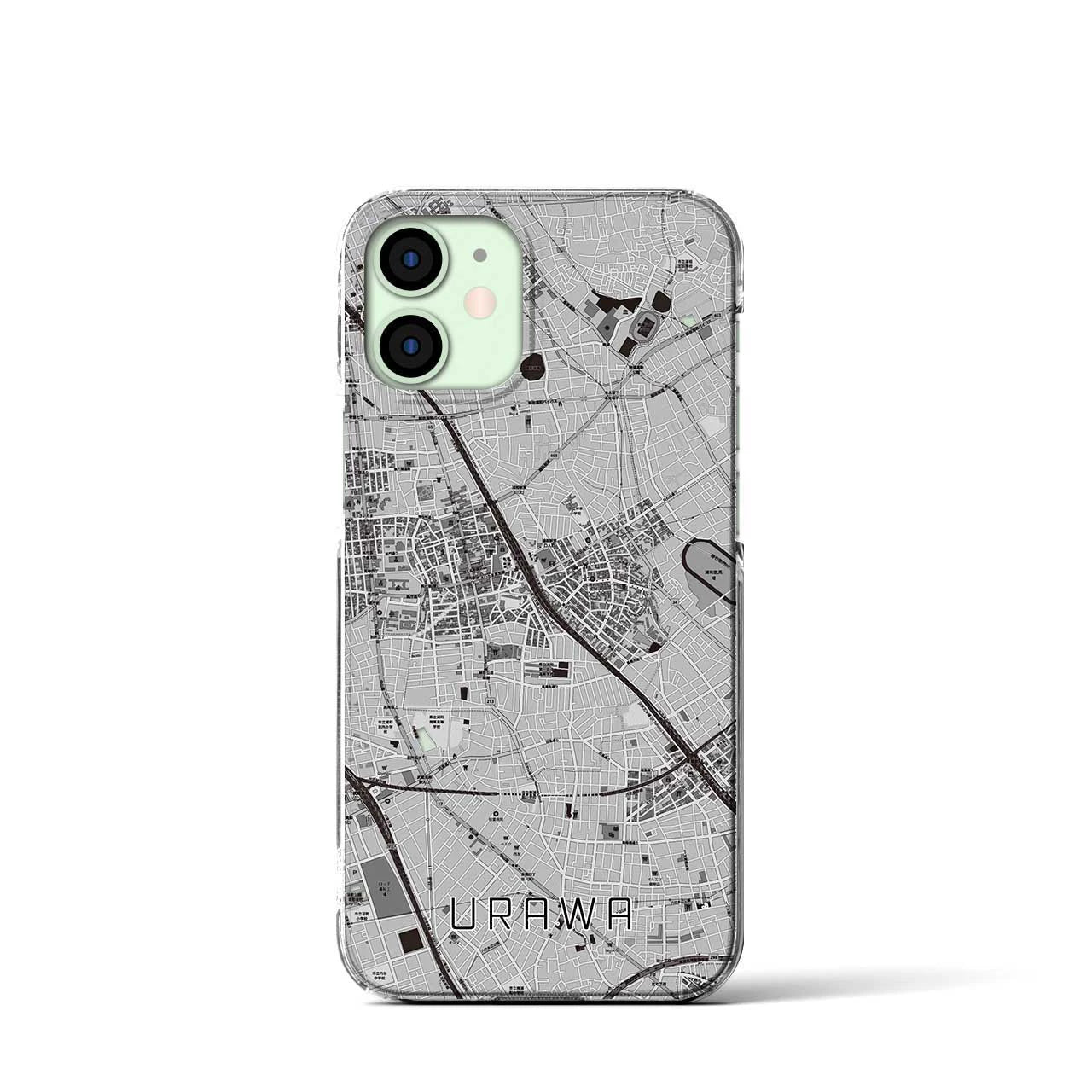 【浦和(埼玉県)】地図柄iPhoneケース(クリアタイプ)