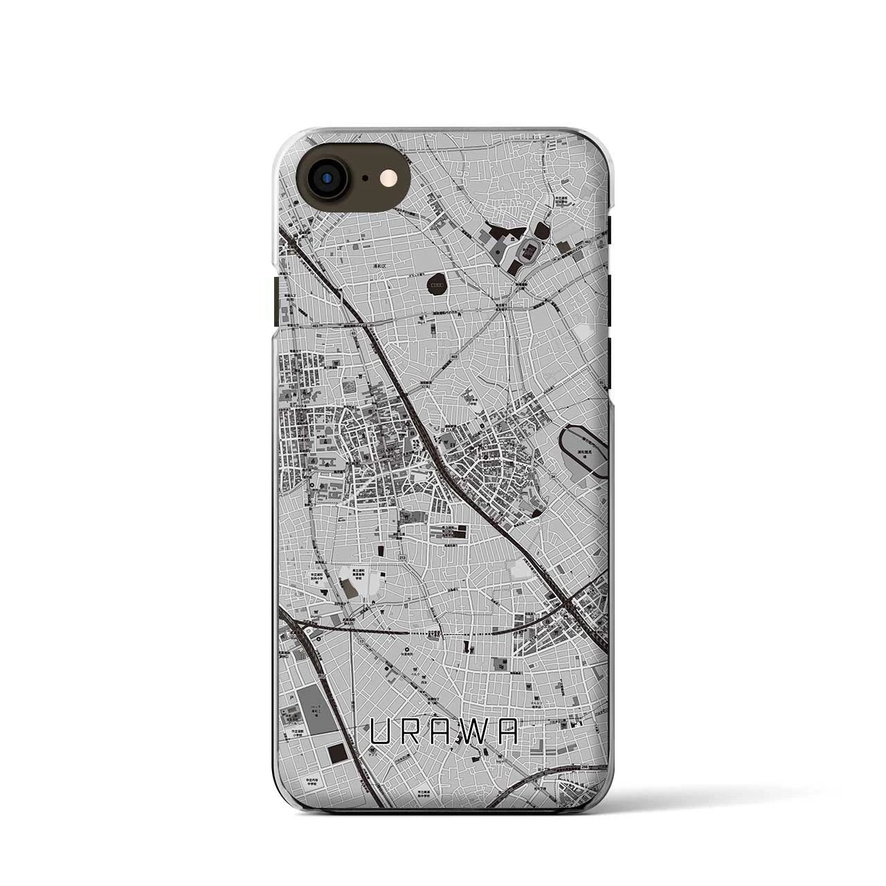 【浦和(埼玉県)】地図柄iPhoneケース(クリアタイプ)