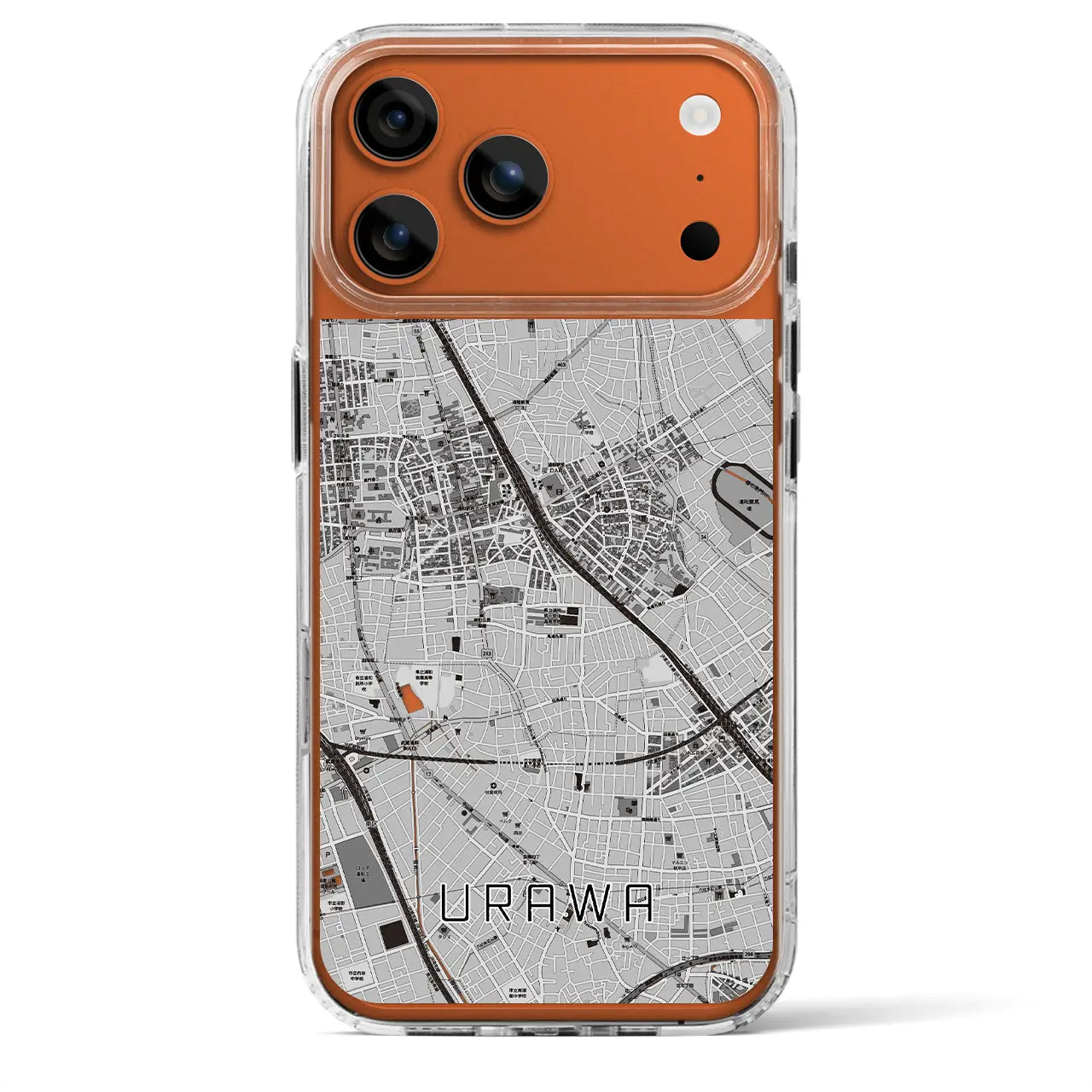 【浦和(埼玉県)】地図柄iPhoneケース(MagSafeタイプ)