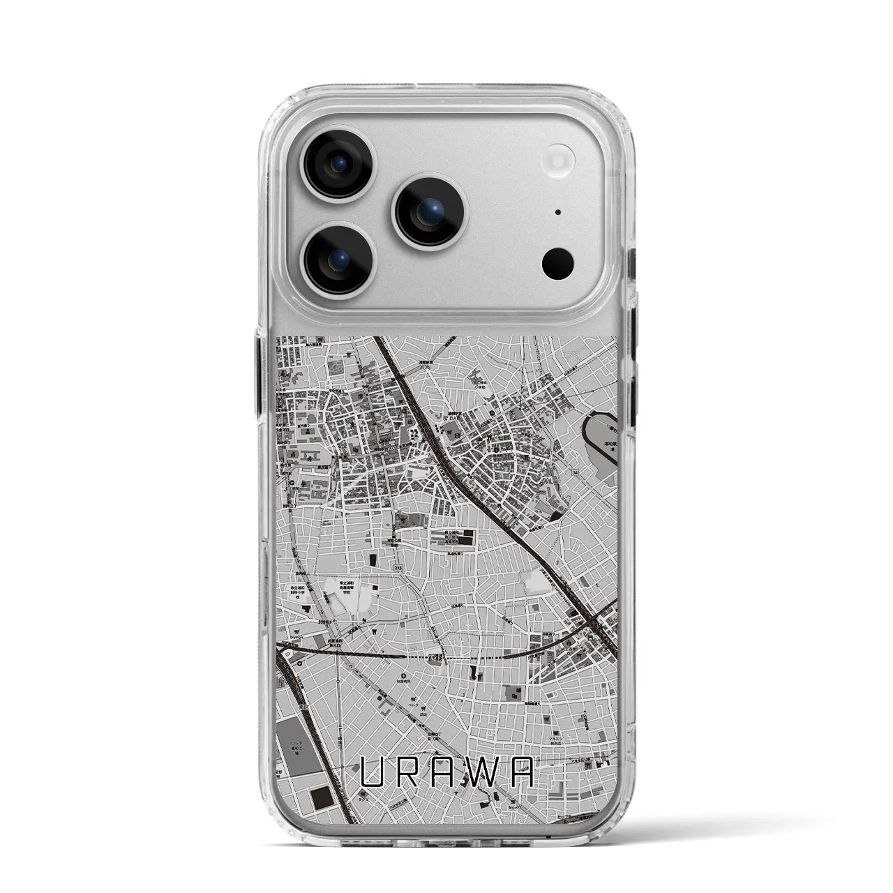 【浦和(埼玉県)】地図柄iPhoneケース(MagSafeタイプ)