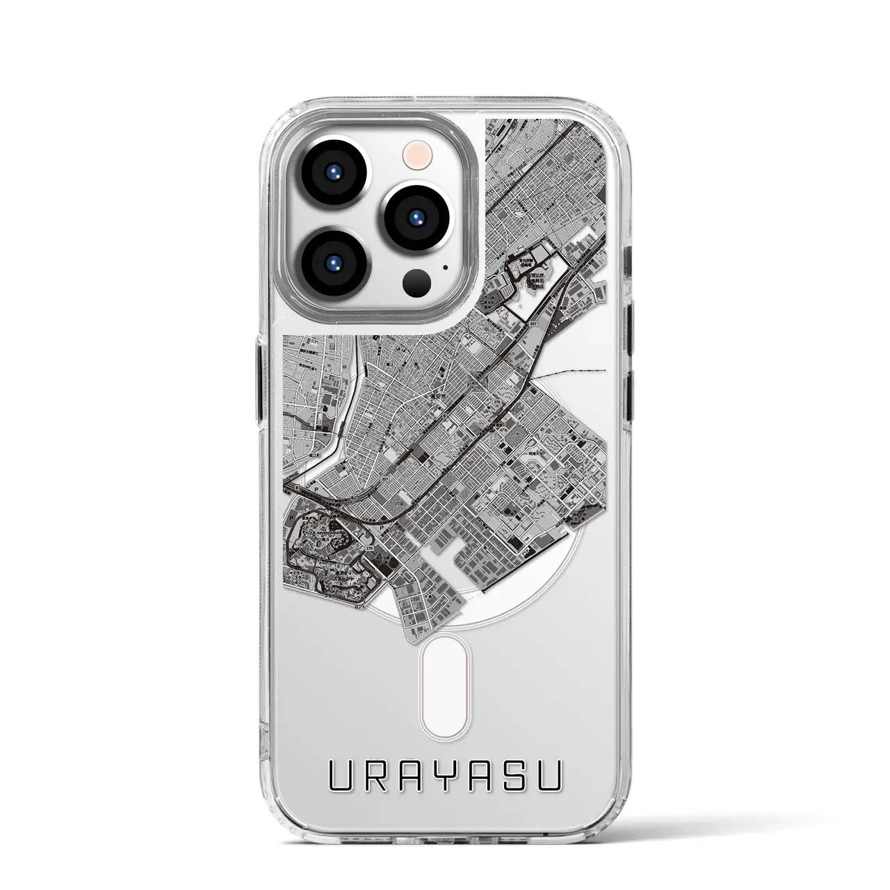 【浦安2(千葉県)】地図柄iPhoneケース(MagSafeタイプ)