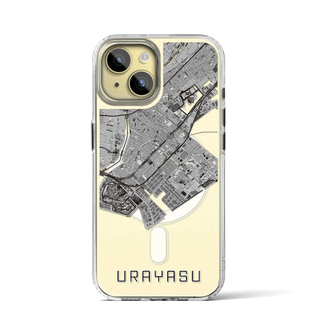 【浦安2(千葉県)】地図柄iPhoneケース(MagSafeタイプ)