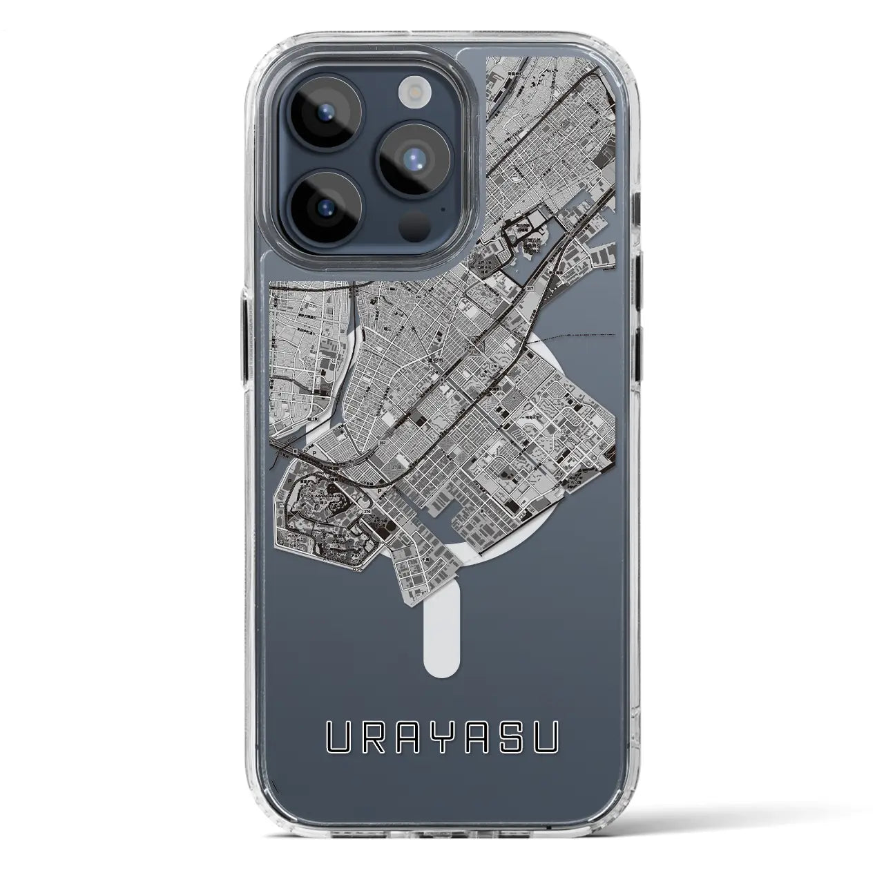 【浦安2(千葉県)】地図柄iPhoneケース(MagSafeタイプ)