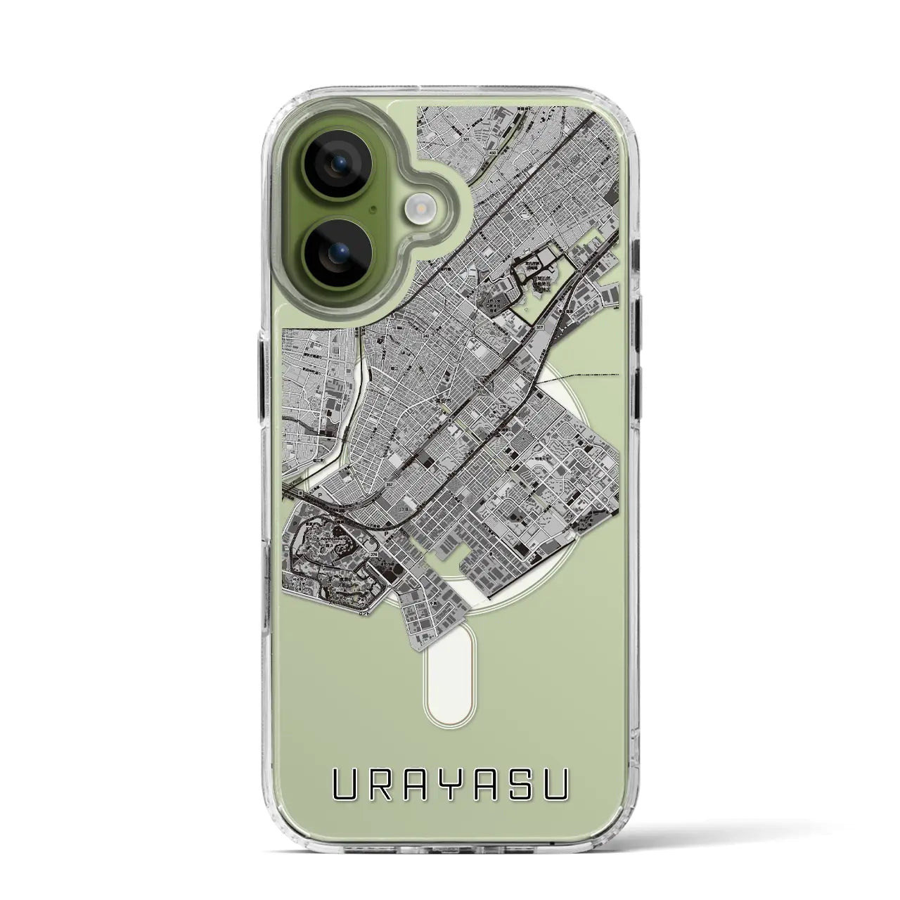 【浦安2(千葉県)】地図柄iPhoneケース(MagSafeタイプ)