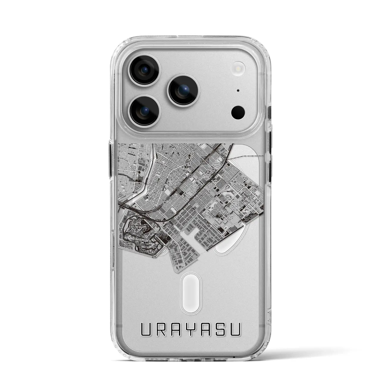 【浦安2(千葉県)】地図柄iPhoneケース(MagSafeタイプ)