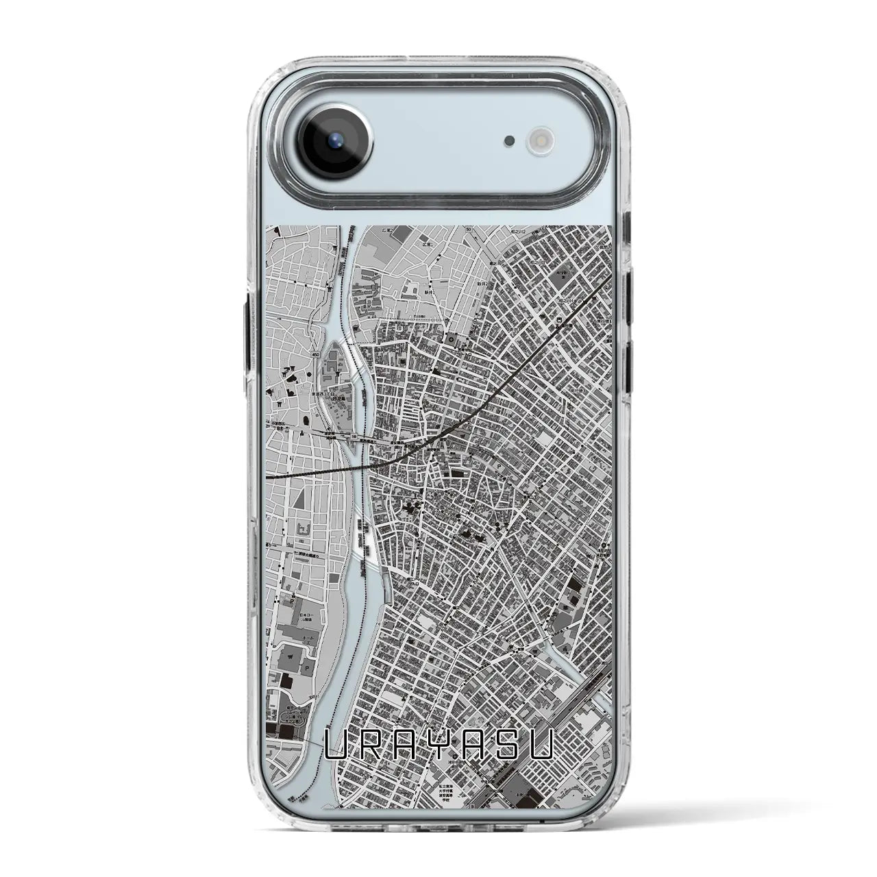 【浦安(千葉県)】地図柄iPhoneケース(MagSafeタイプ)