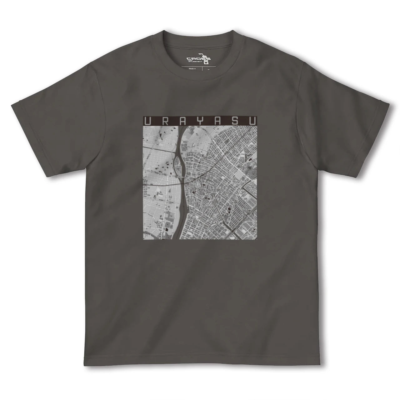 【浦安(千葉県)】地図柄ヘビーウェイトTシャツ