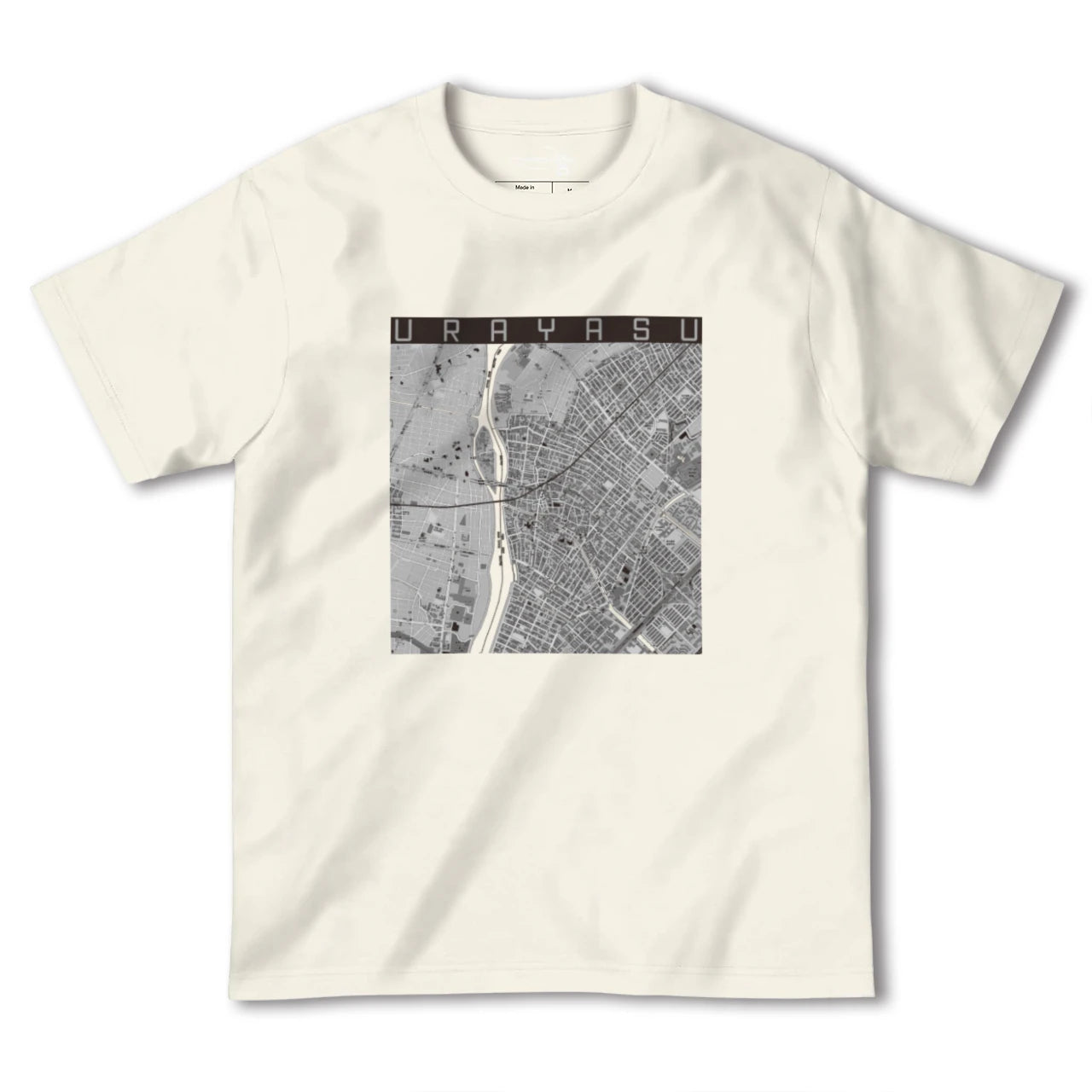 【浦安(千葉県)】地図柄ヘビーウェイトTシャツ