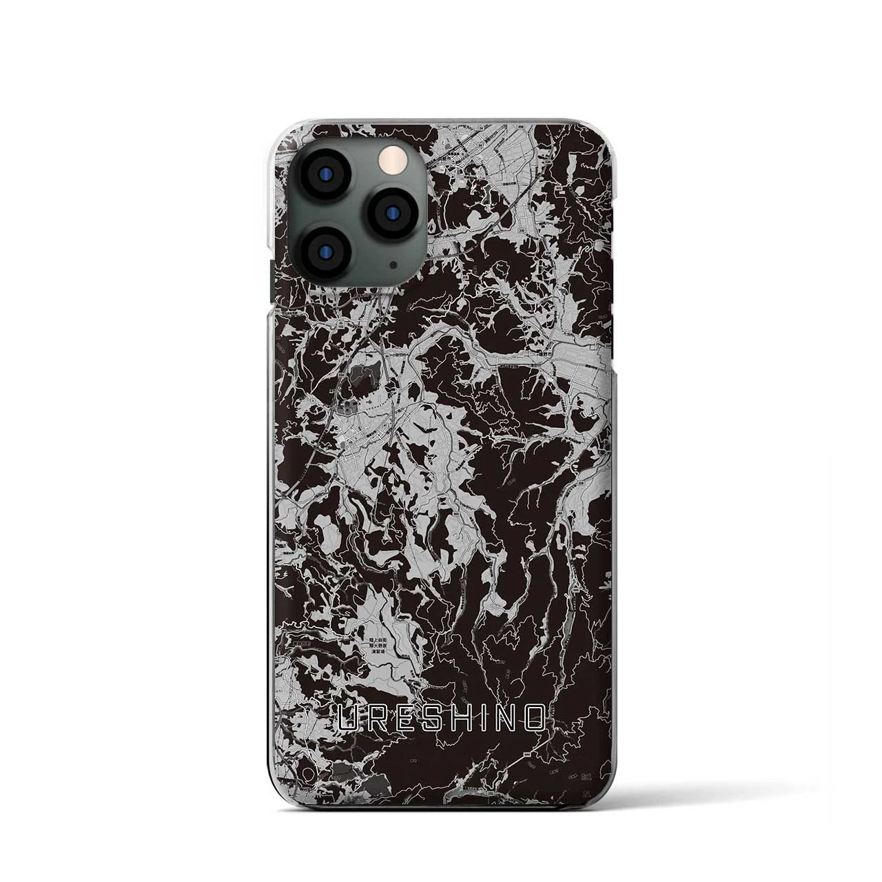 【嬉野(佐賀県)】地図柄iPhoneケース(クリアタイプ)