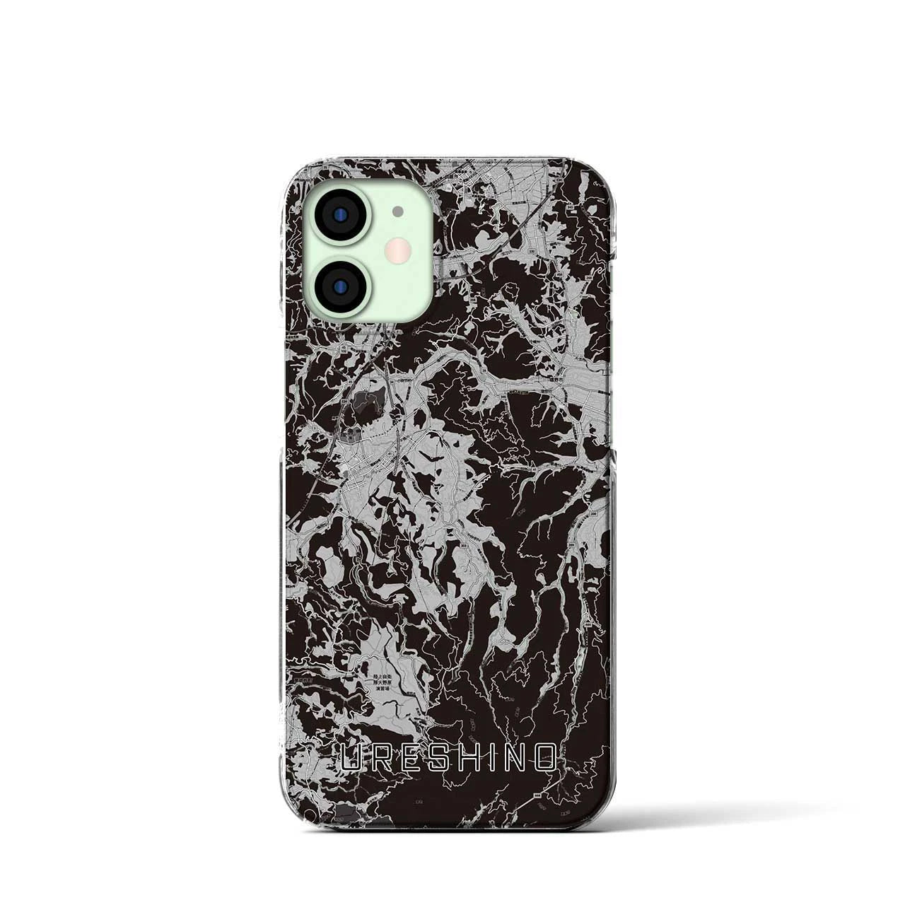 【嬉野(佐賀県)】地図柄iPhoneケース(クリアタイプ)