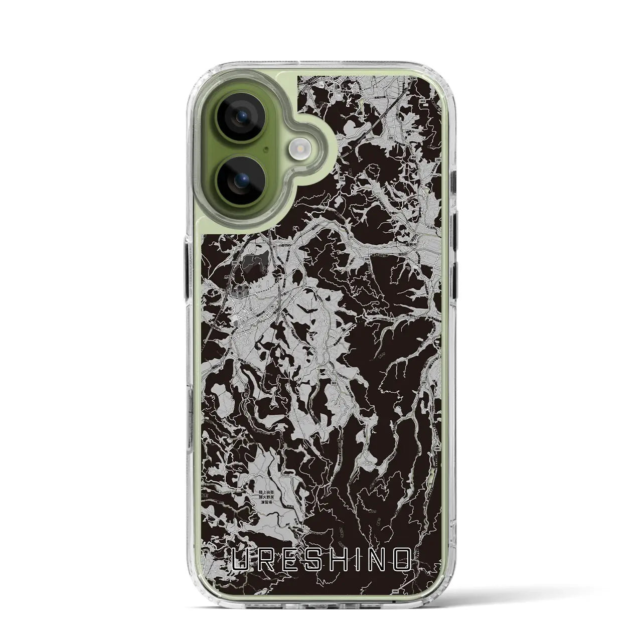 【嬉野(佐賀県)】地図柄iPhoneケース(MagSafeタイプ)