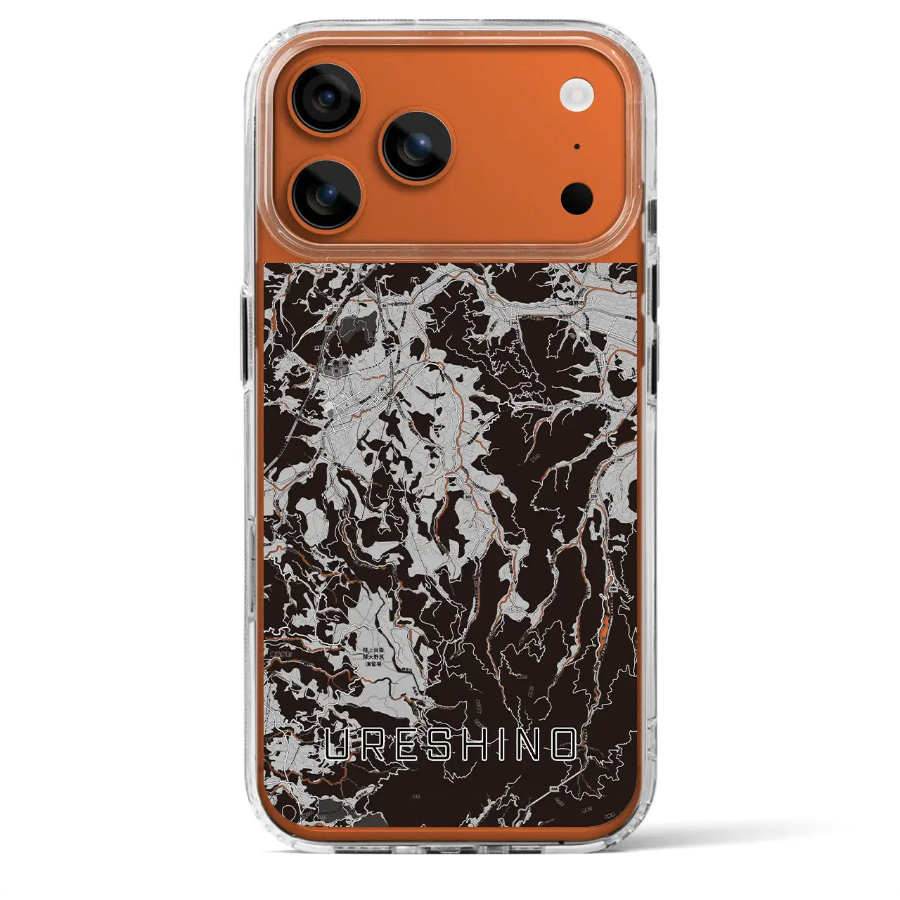 【嬉野(佐賀県)】地図柄iPhoneケース(MagSafeタイプ)