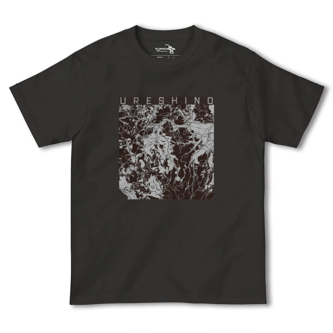【嬉野(佐賀県)】地図柄ヘビーウェイトTシャツ