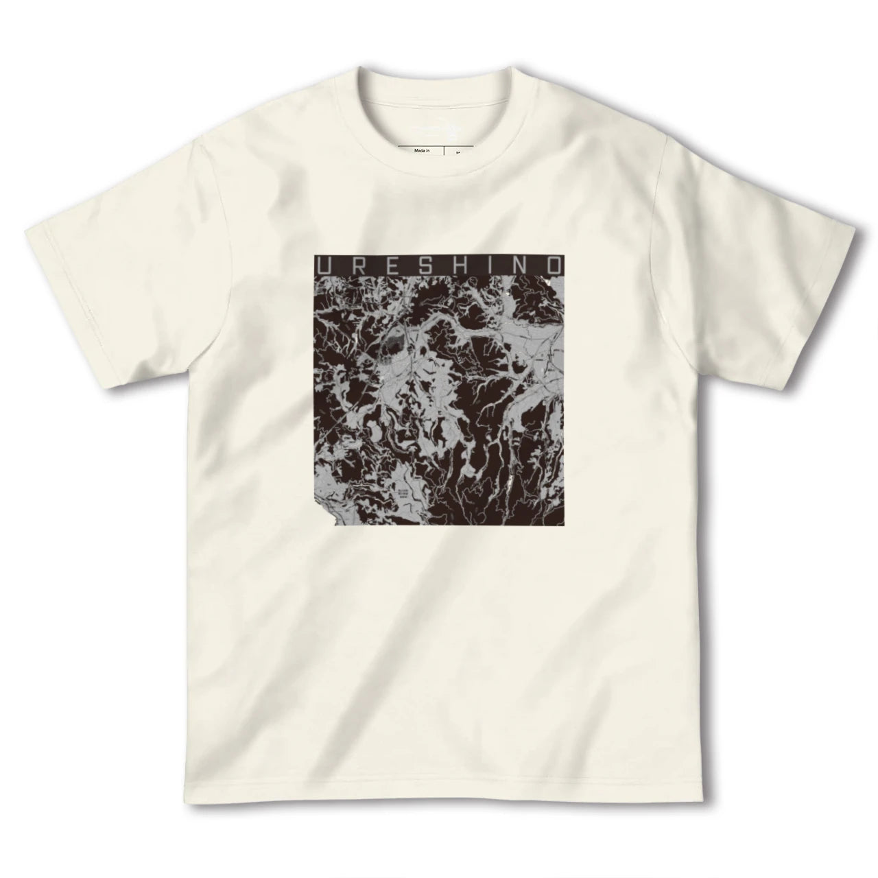 【嬉野(佐賀県)】地図柄ヘビーウェイトTシャツ