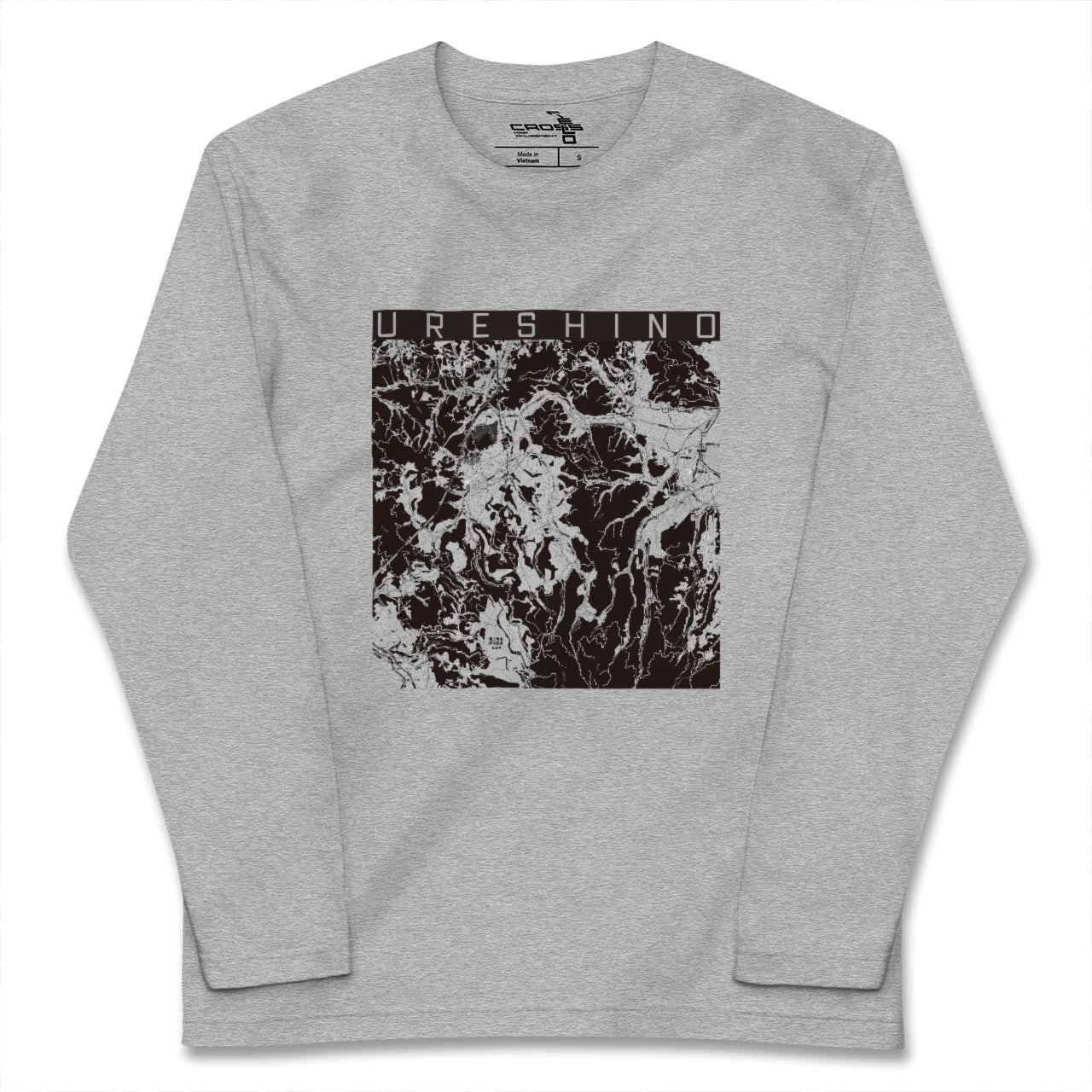 【嬉野(佐賀県)】地図柄ロングスリーブTシャツ