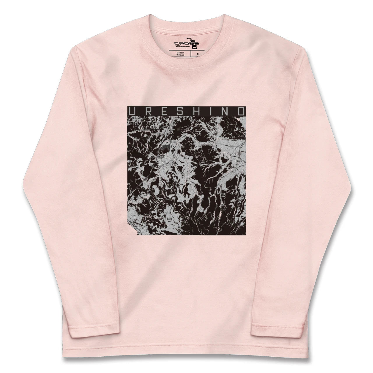 【嬉野(佐賀県)】地図柄ロングスリーブTシャツ