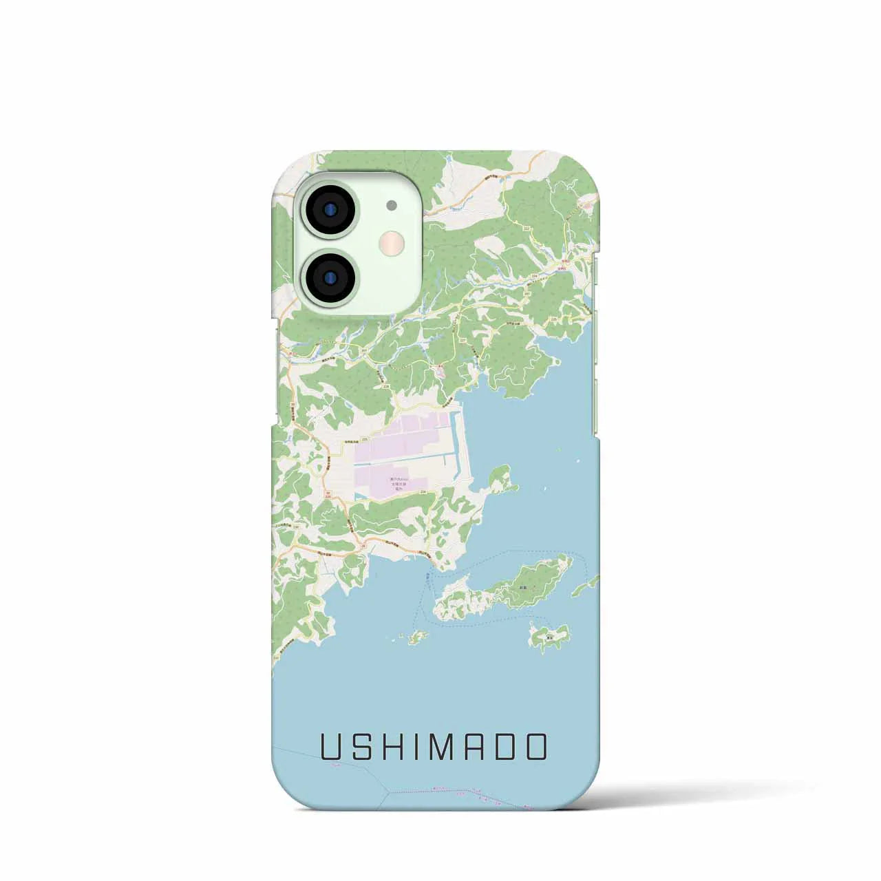 【牛窓(岡山県)】地図柄iPhoneケース(バックカバータイプ)