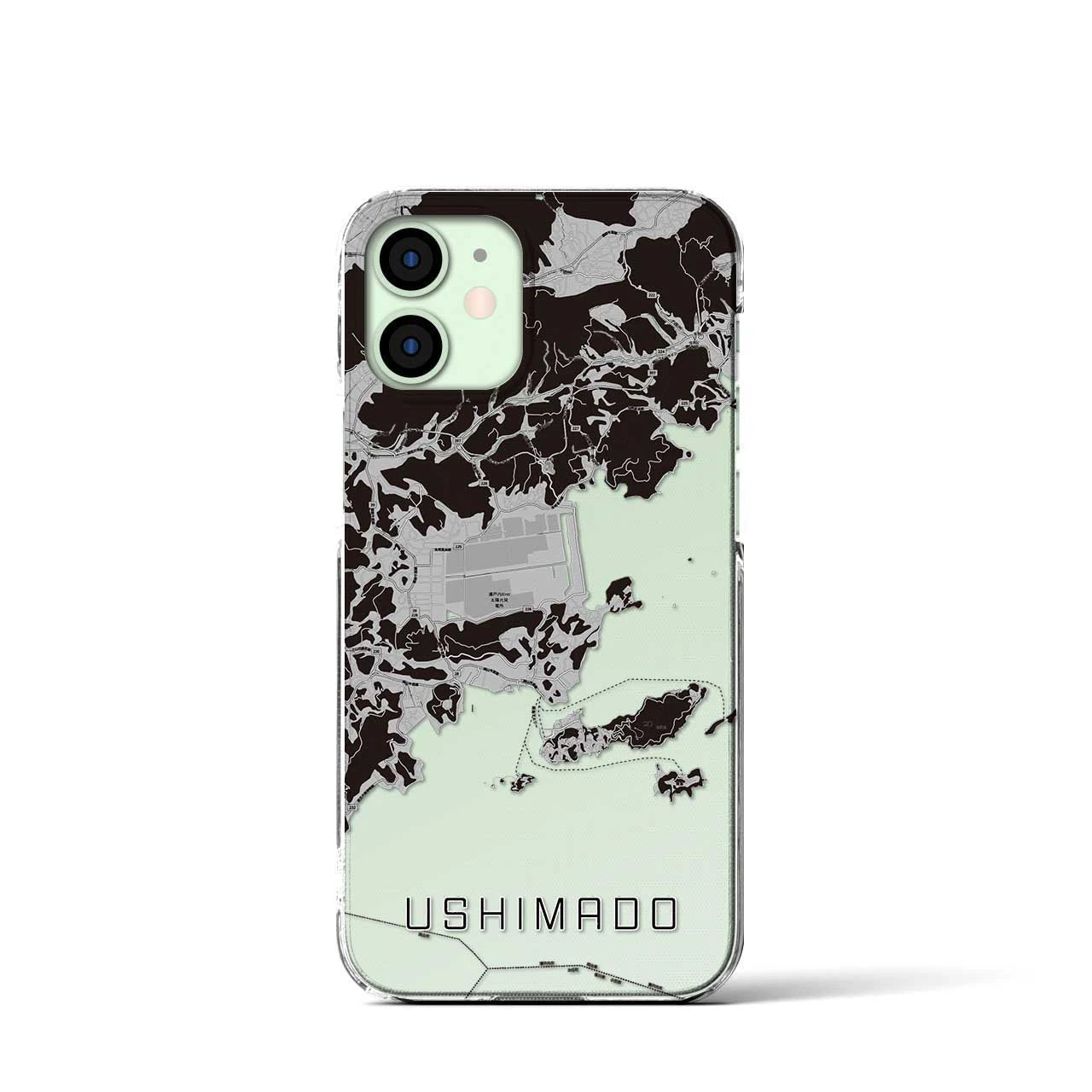 【牛窓(岡山県)】地図柄iPhoneケース(クリアタイプ)