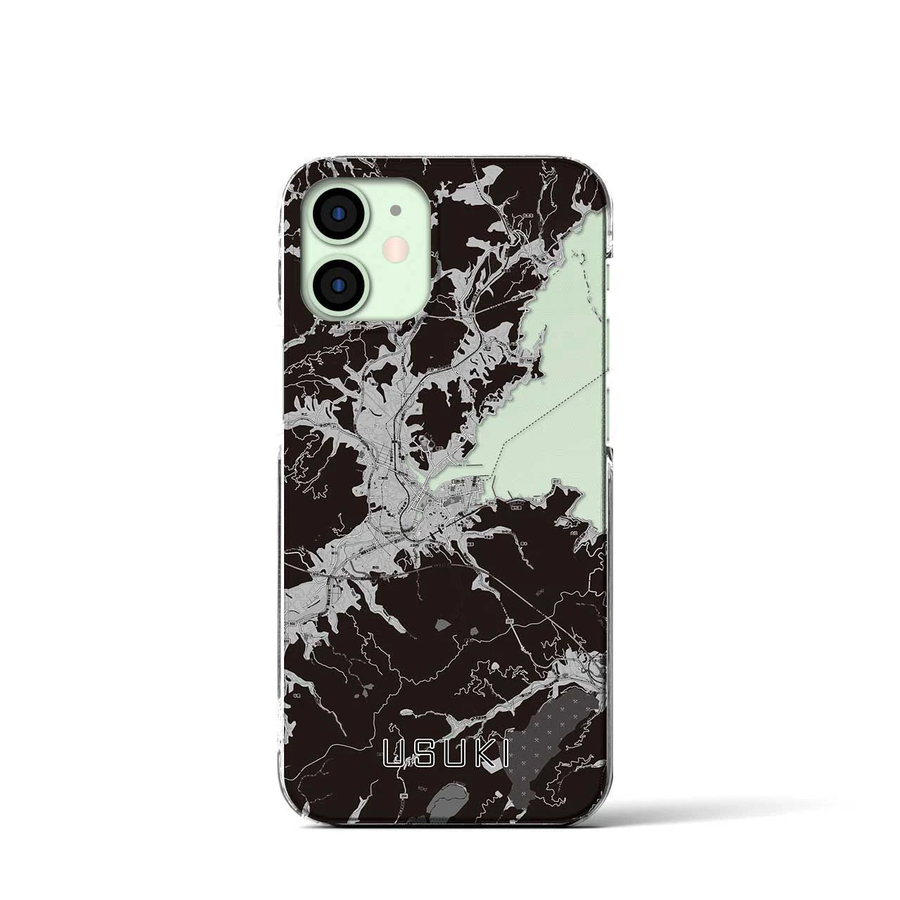 【臼杵(大分県)】地図柄iPhoneケース(クリアタイプ)