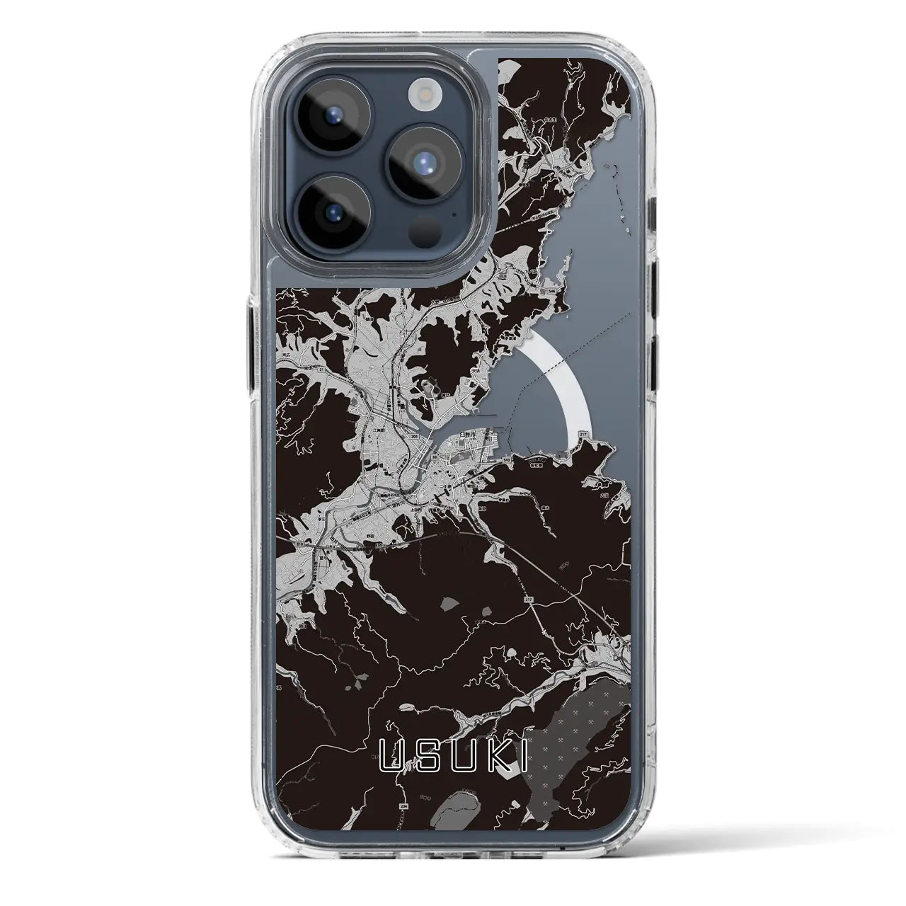 【臼杵(大分県)】地図柄iPhoneケース(MagSafeタイプ)