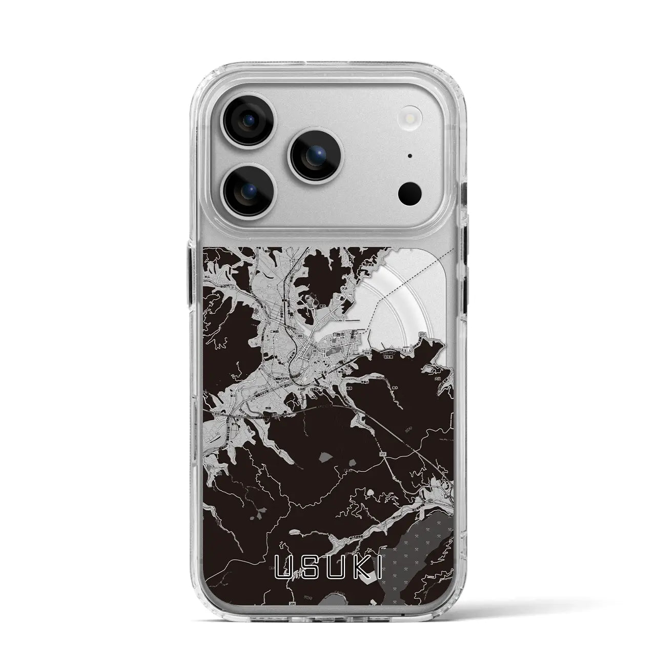 【臼杵(大分県)】地図柄iPhoneケース(MagSafeタイプ)