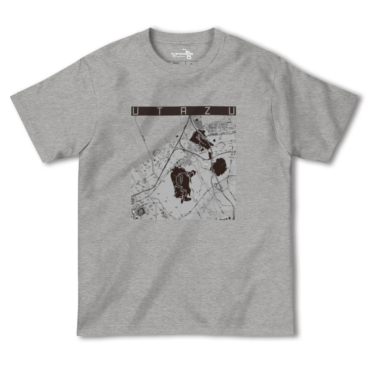 【宇多津(香川県)】地図柄ヘビーウェイトTシャツ