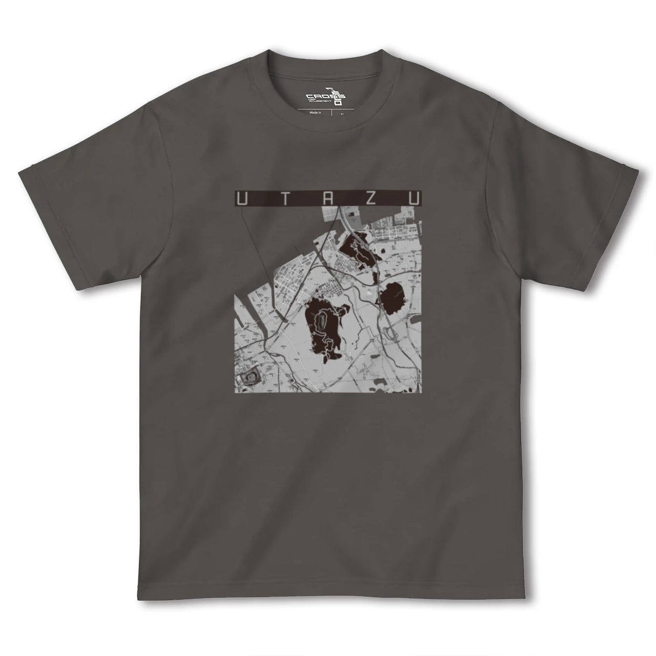 【宇多津(香川県)】地図柄ヘビーウェイトTシャツ