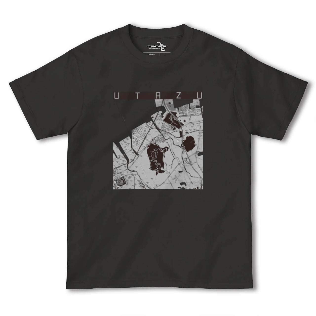 【宇多津(香川県)】地図柄ヘビーウェイトTシャツ