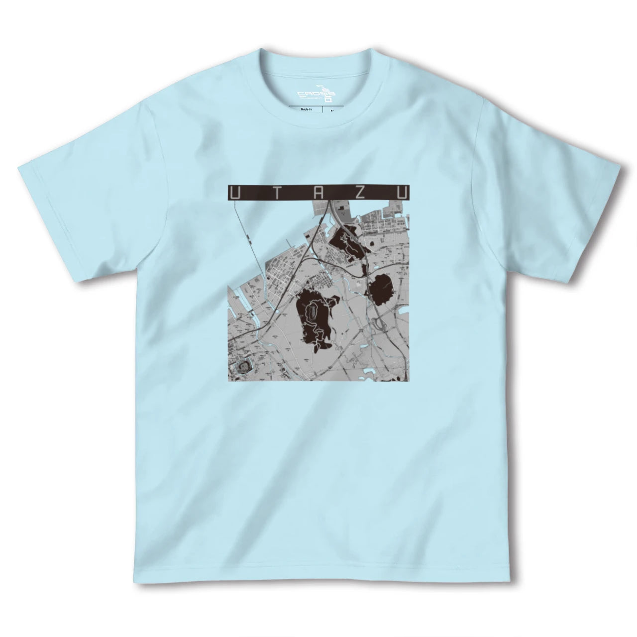 【宇多津(香川県)】地図柄ヘビーウェイトTシャツ