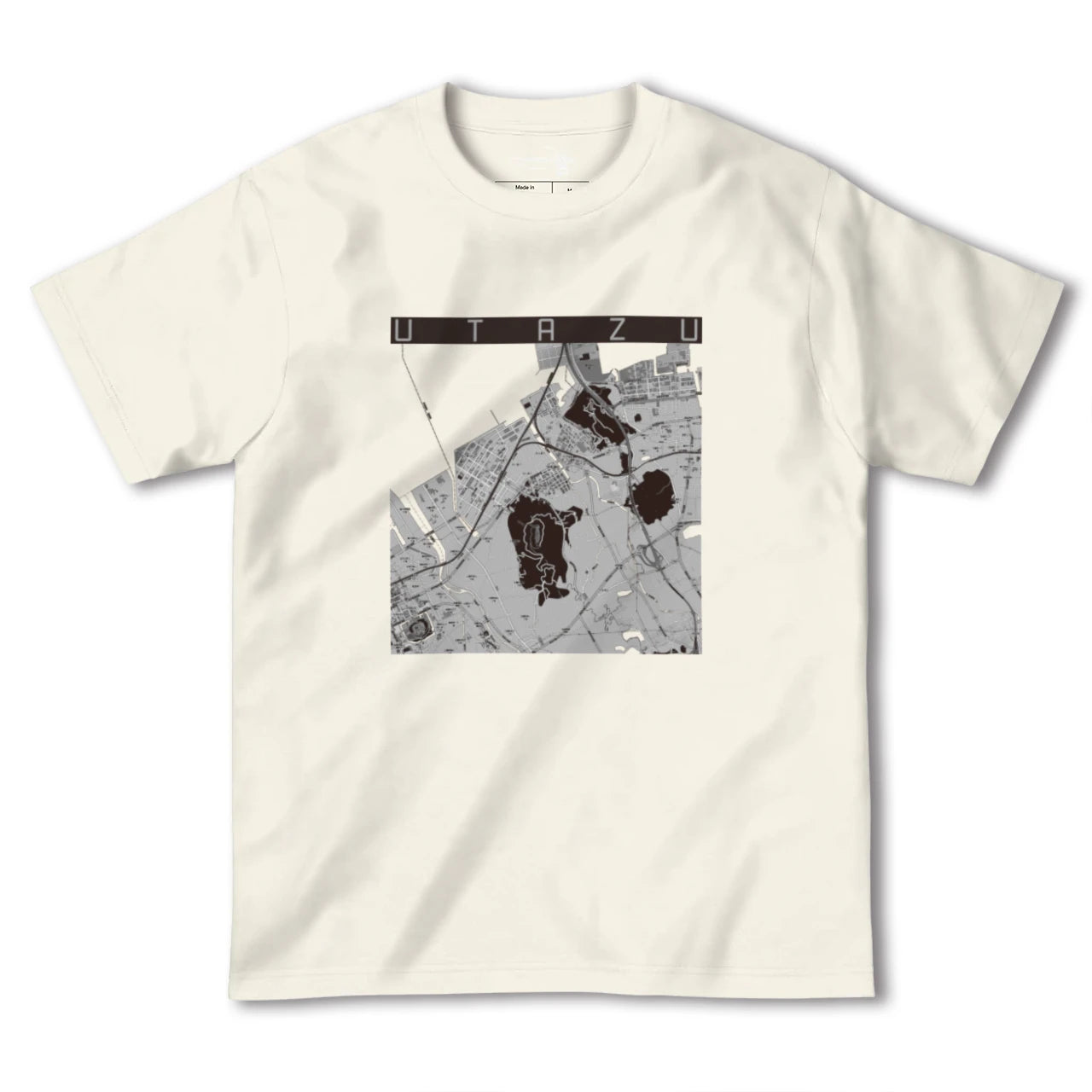 【宇多津(香川県)】地図柄ヘビーウェイトTシャツ