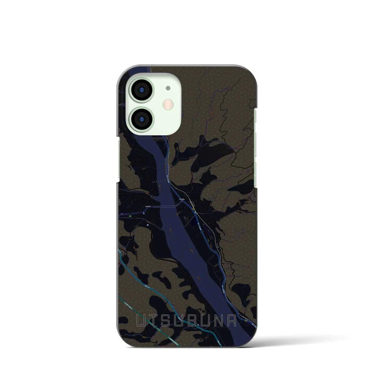 【内船(山梨県)】地図柄iPhoneケース(バックカバータイプ)