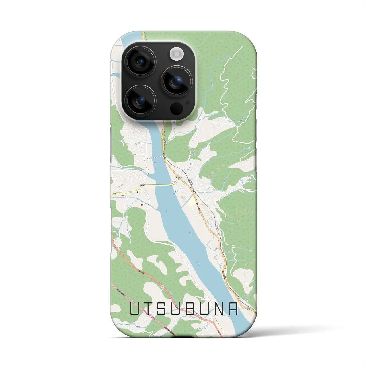 【内船(山梨県)】地図柄iPhoneケース(バックカバータイプ)