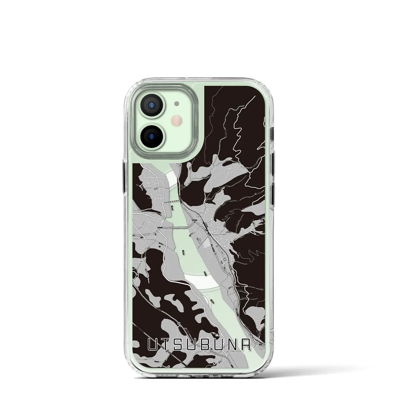【内船(山梨県)】地図柄iPhoneケース(MagSafeタイプ)