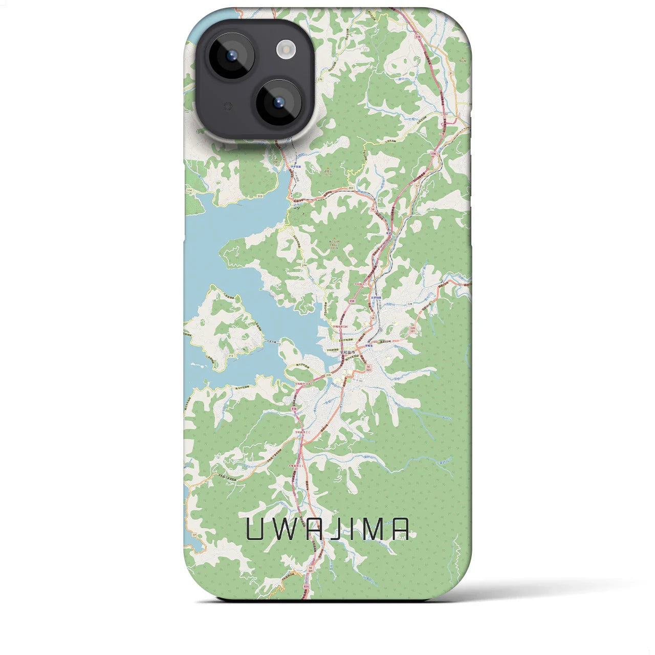 【宇和島(愛媛県)】地図柄iPhoneケース(バックカバータイプ)