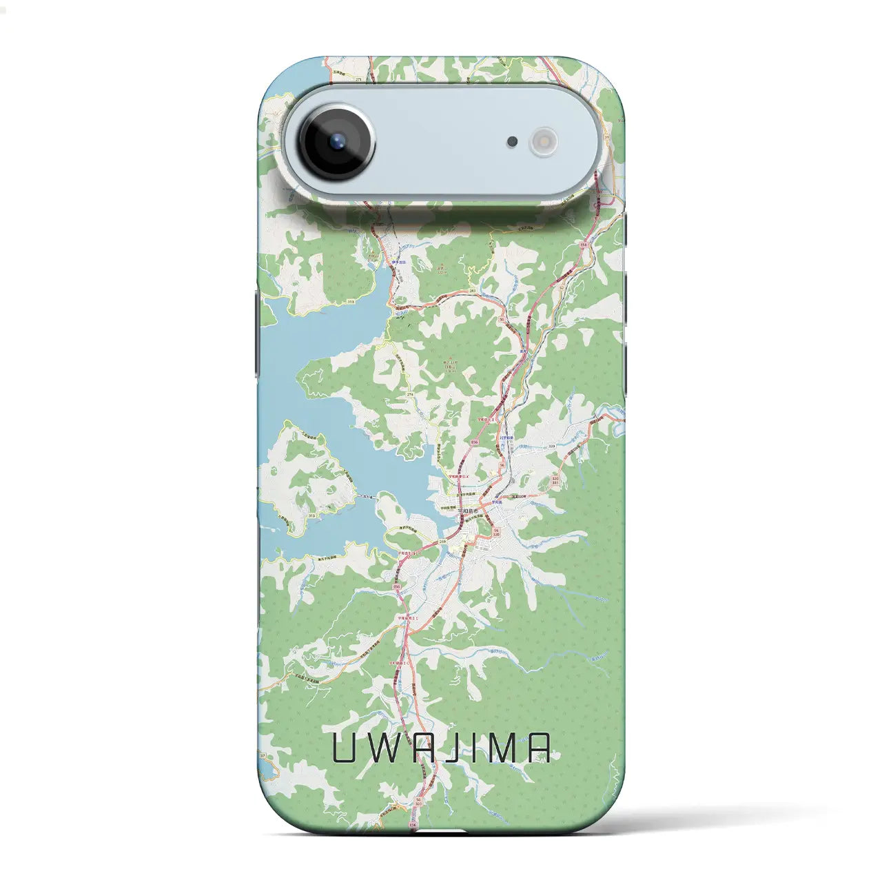 【宇和島(愛媛県)】地図柄iPhoneケース(バックカバータイプ)