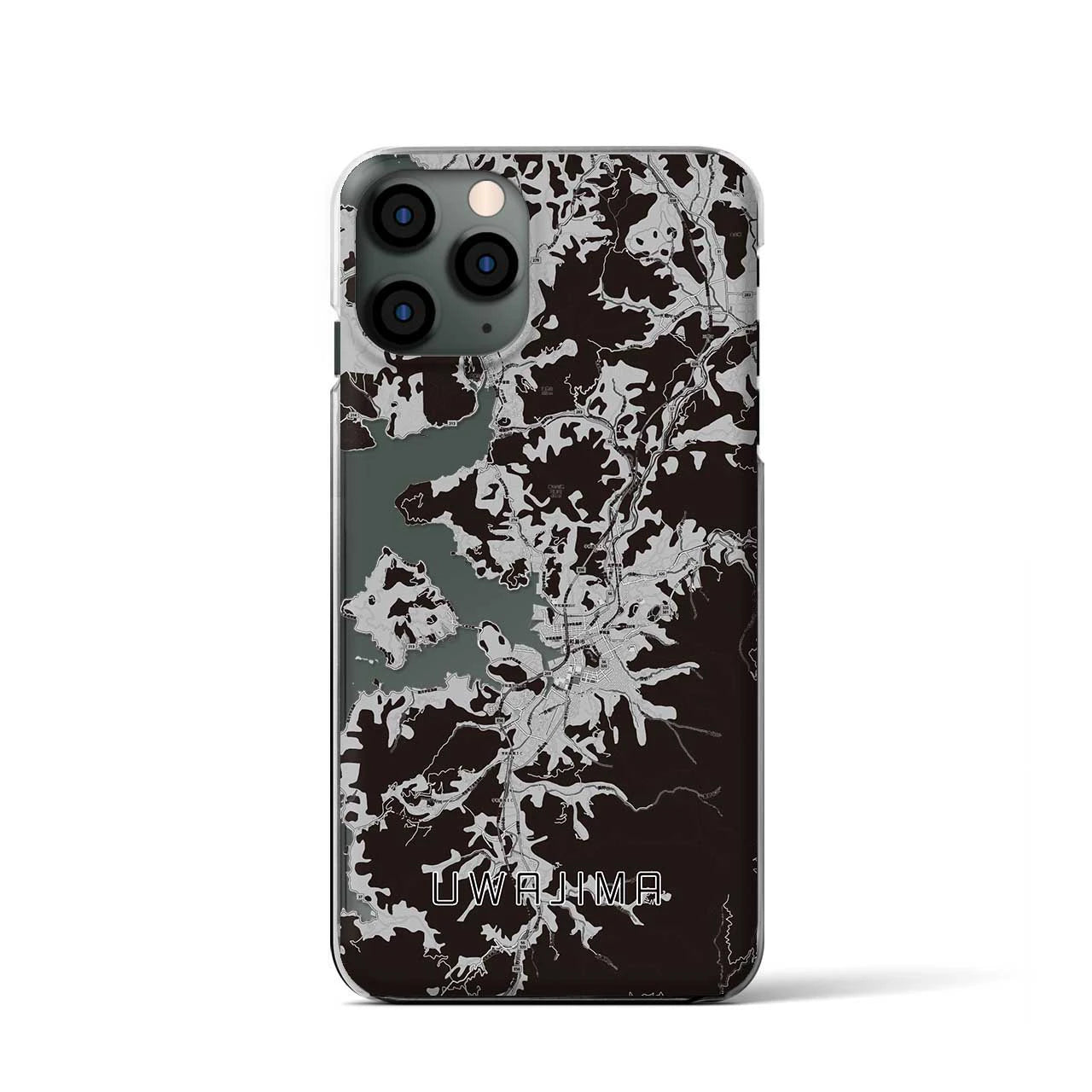 【宇和島(愛媛県)】地図柄iPhoneケース(クリアタイプ)
