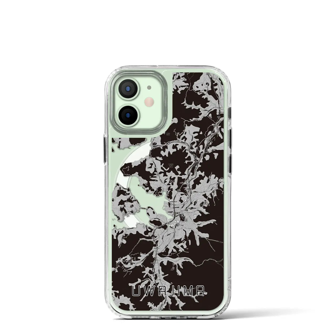 【宇和島(愛媛県)】地図柄iPhoneケース(MagSafeタイプ)