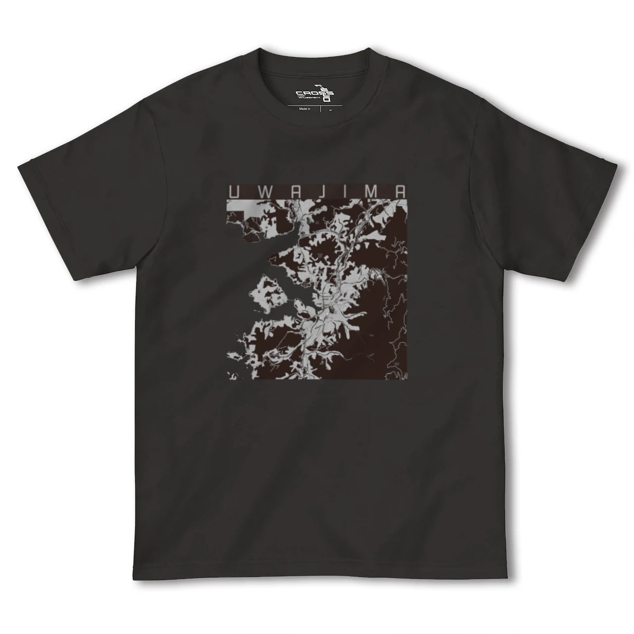 【宇和島(愛媛県)】地図柄ヘビーウェイトTシャツ