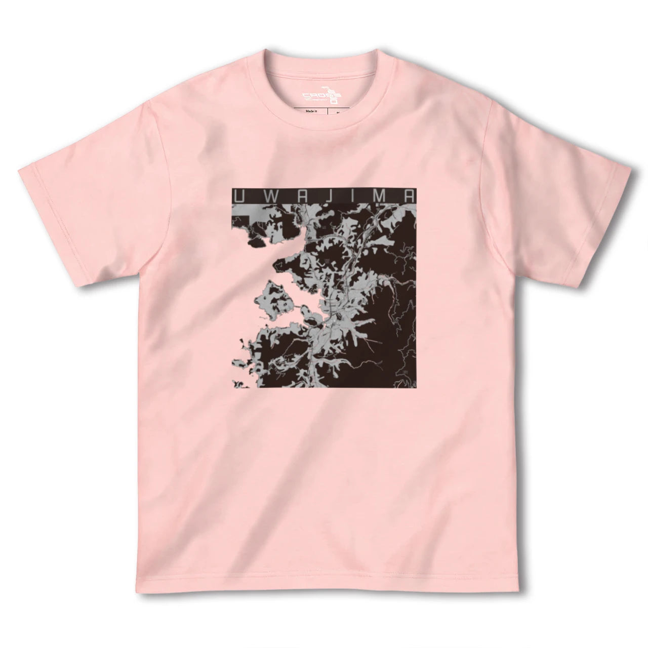 【宇和島(愛媛県)】地図柄ヘビーウェイトTシャツ