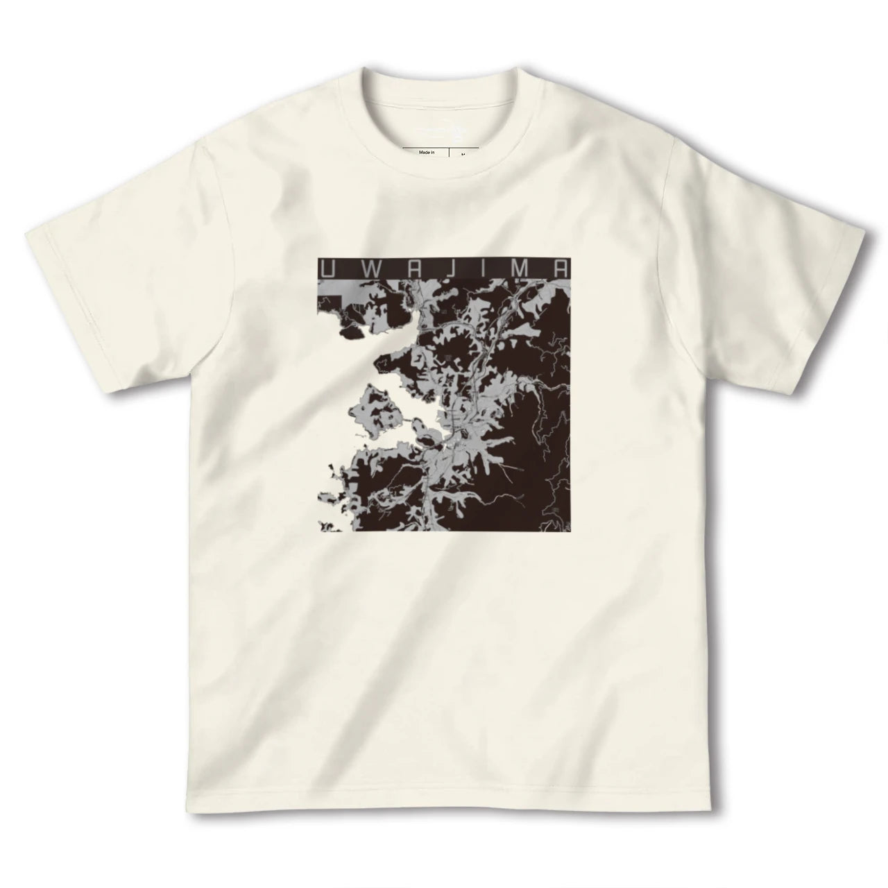 【宇和島(愛媛県)】地図柄ヘビーウェイトTシャツ