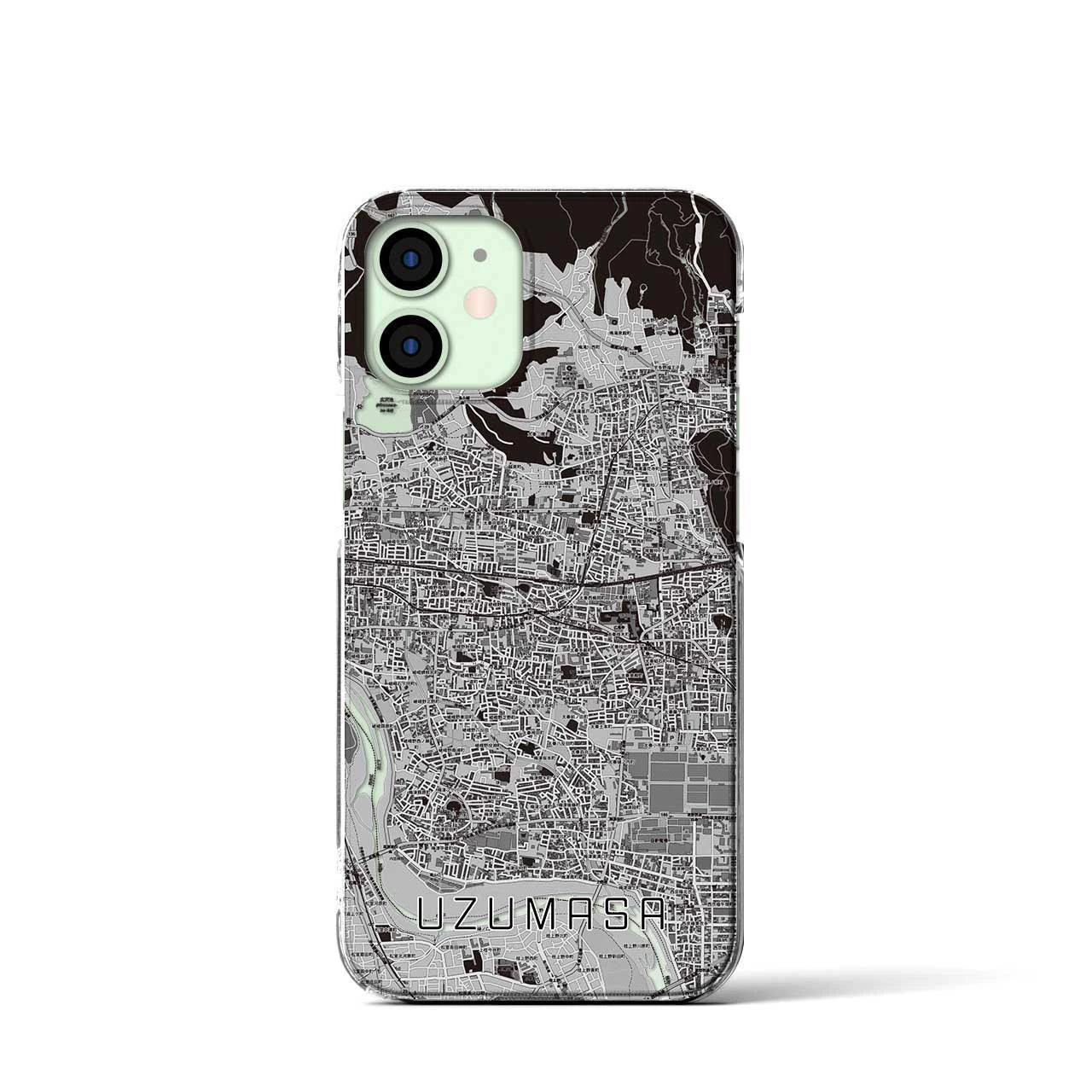 【太秦(京都府)】地図柄iPhoneケース(クリアタイプ)